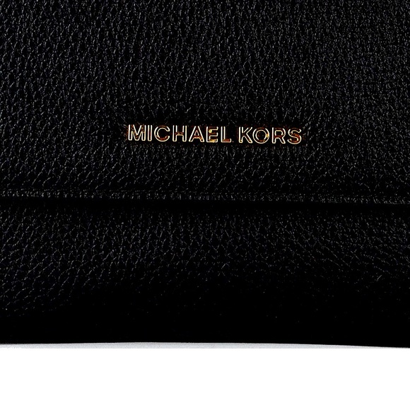 MICHAEL Michael Kors Black Bedford Legacy Leather Flap Crossbody. - Picture 4 of 9